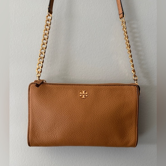 Tory Burch Carter Slim Crossbody, Tan - Picture 14 of 16